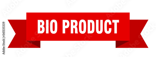 bio product ribbon. bio product isolated band sign. bio product banner