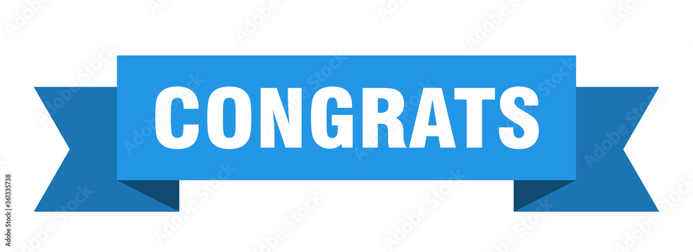 congrats ribbon. congrats isolated band sign. congrats banner congrats ribbon. congrats isolated band sign. congrats banner