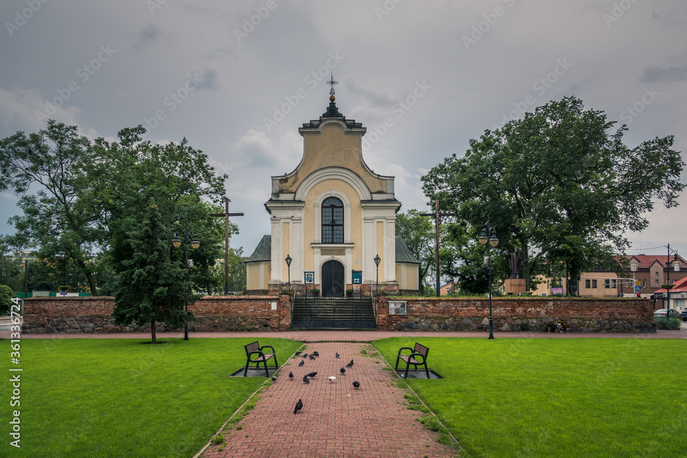 Catholic church of the Exaltation of the Holy Cross in Gora Kalwaria, Masovia, Poland