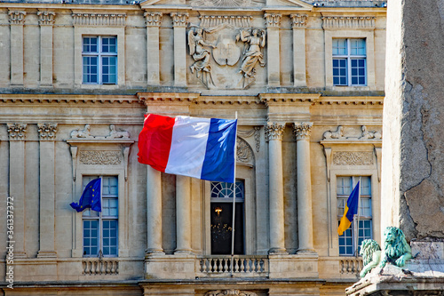 Drapeau de la France.