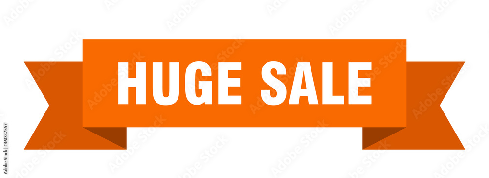 huge sale ribbon. huge sale isolated band sign. huge sale banner huge sale ribbon. huge sale isolated band sign. huge sale banner