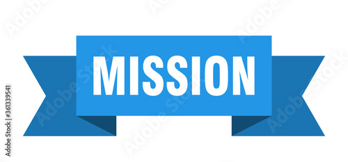 Free Download mission ribbon. mission isolated band sign. mission banner - GFXLoad