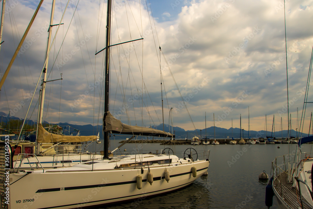 Ouchy is a port and a popular lakeside resort south of the centre of Lausanne in Switzerland, at the edge of Lake Geneva.