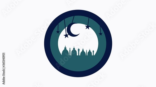 Eid-al-adha-qurban-muslim-feast-ilustration photo