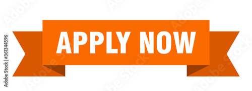 apply now ribbon. apply now isolated band sign. apply now banner