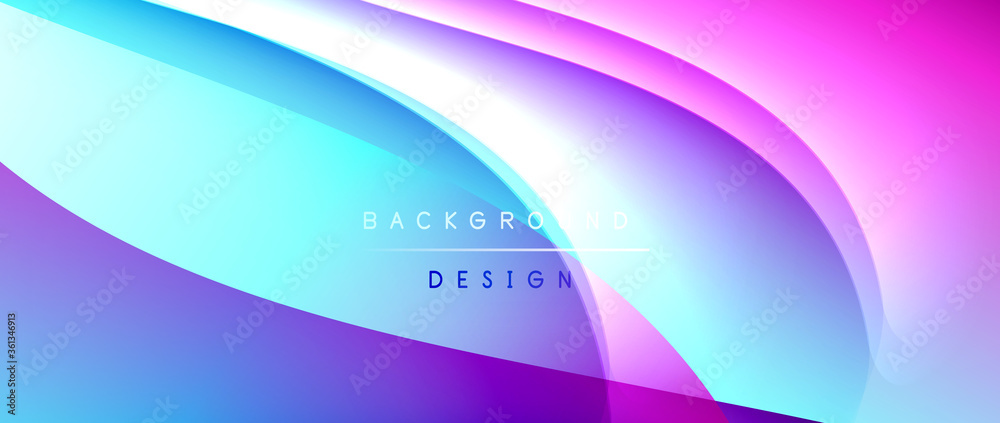 Fluid gradient waves with shadow lines and glowing light effect, modern flowing motion abstract background for cover, placards, poster, banner or flyer Fluid gradient waves with shadow lines and glowing light effect, modern flowing motion abstract background for cover, placards, poster, banner or flyer