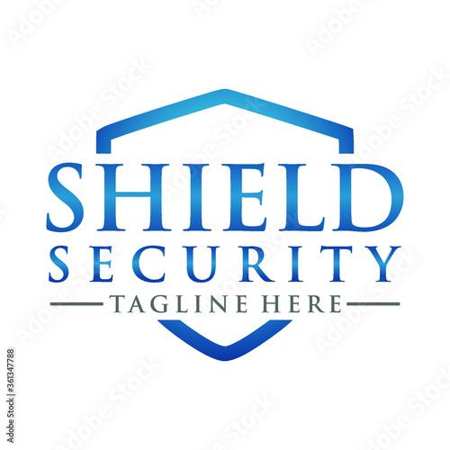 simple defense shield logo