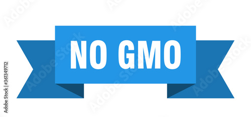 no gmo ribbon. no gmo isolated band sign. no gmo banner