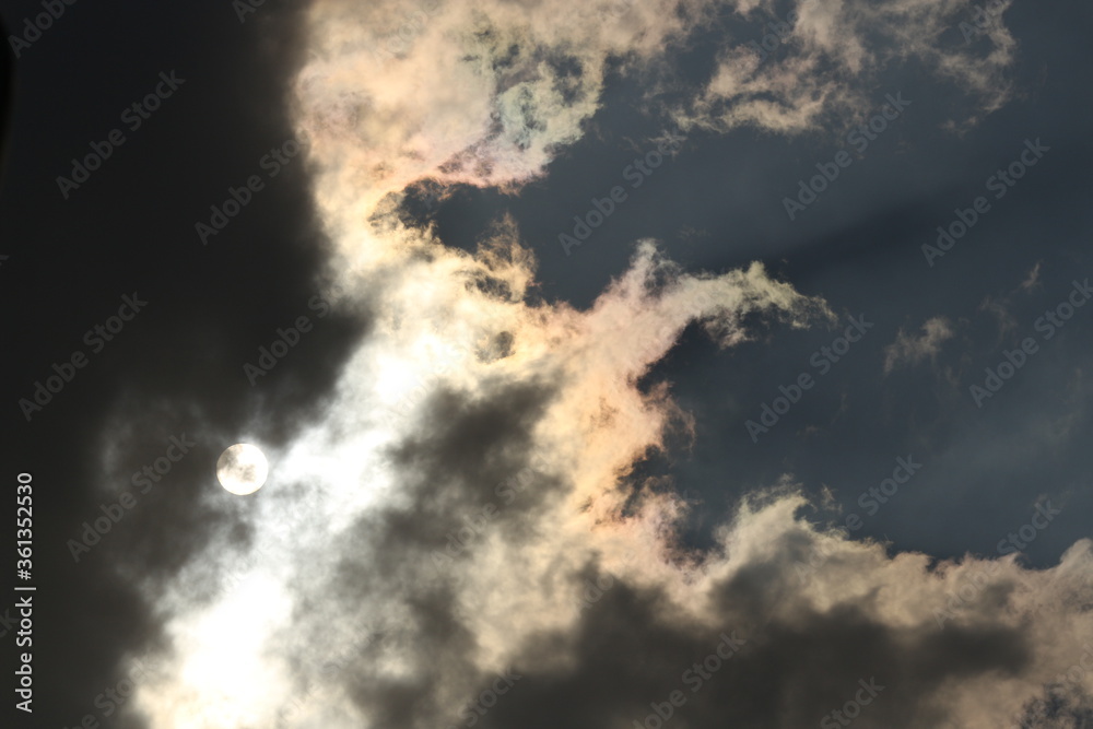 Obraz premium time lapse clouds