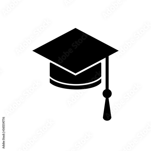 best graduation hat icon vector illustration