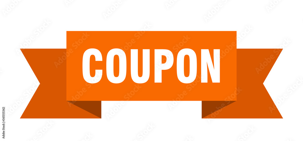 coupon ribbon. coupon isolated band sign. coupon banner coupon ribbon. coupon isolated band sign. coupon banner