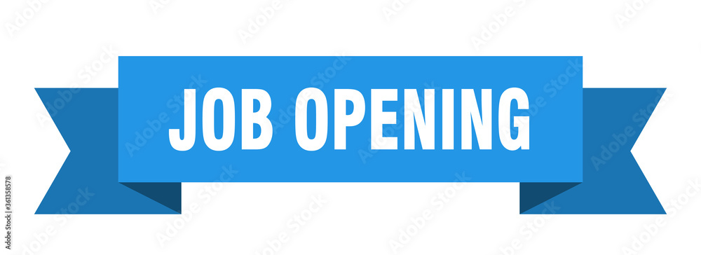 job opening ribbon. job opening isolated band sign. job opening banner job opening ribbon. job opening isolated band sign. job opening banner