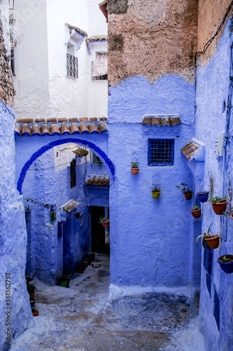 Chefchaouen the blue city of Morocco. © Celeste