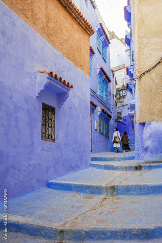 Chefchaouen is the blue city of Morocco. © Celeste