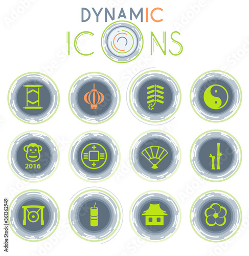 Chinese New Year dynamic icons