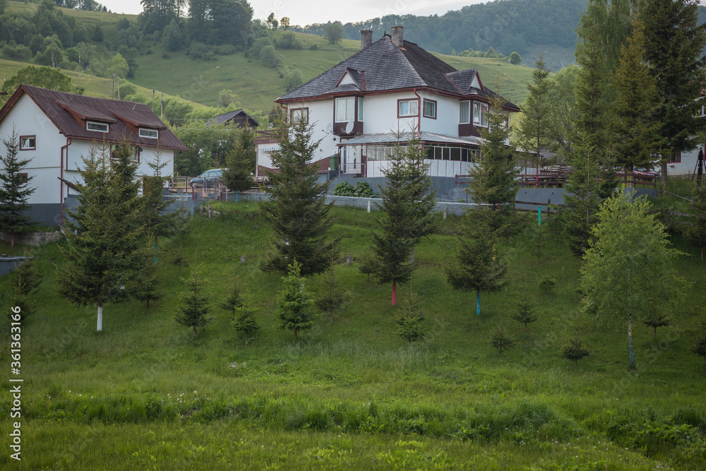 Old building in the mountain village