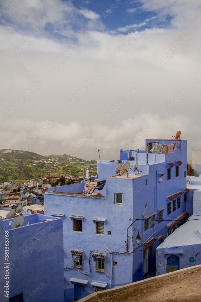 Chefchaouen the blue city of Morocco.