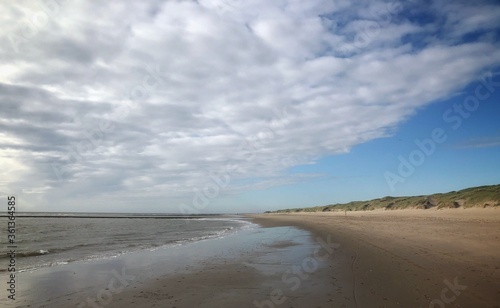 Beach sea coast. Northsea coast Netherlands Juilanadorp. Noord Holland. Dunes
