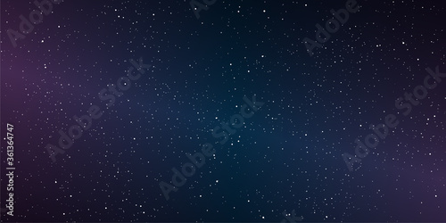 Astrology horizontal background, Star universe background, Milky way galaxy, Vector Illustration.