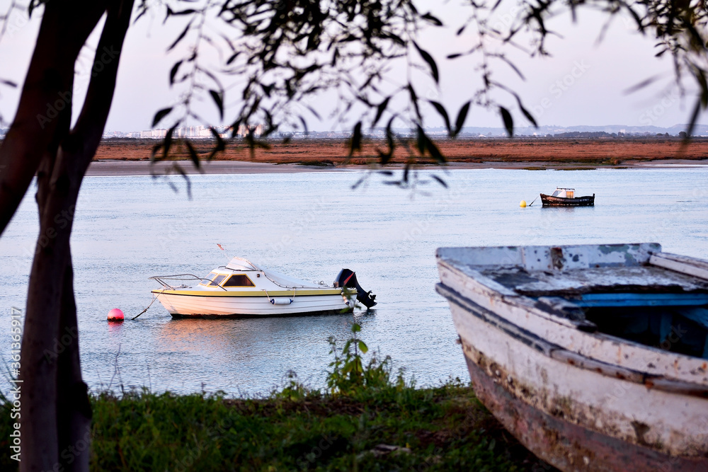 Fishing boat beach in Puerto Real in Cadiz. Andalusia. Spain. Europe. Fishing boat beach in Puerto Real in Cadiz. Andalusia. Spain. Europe.