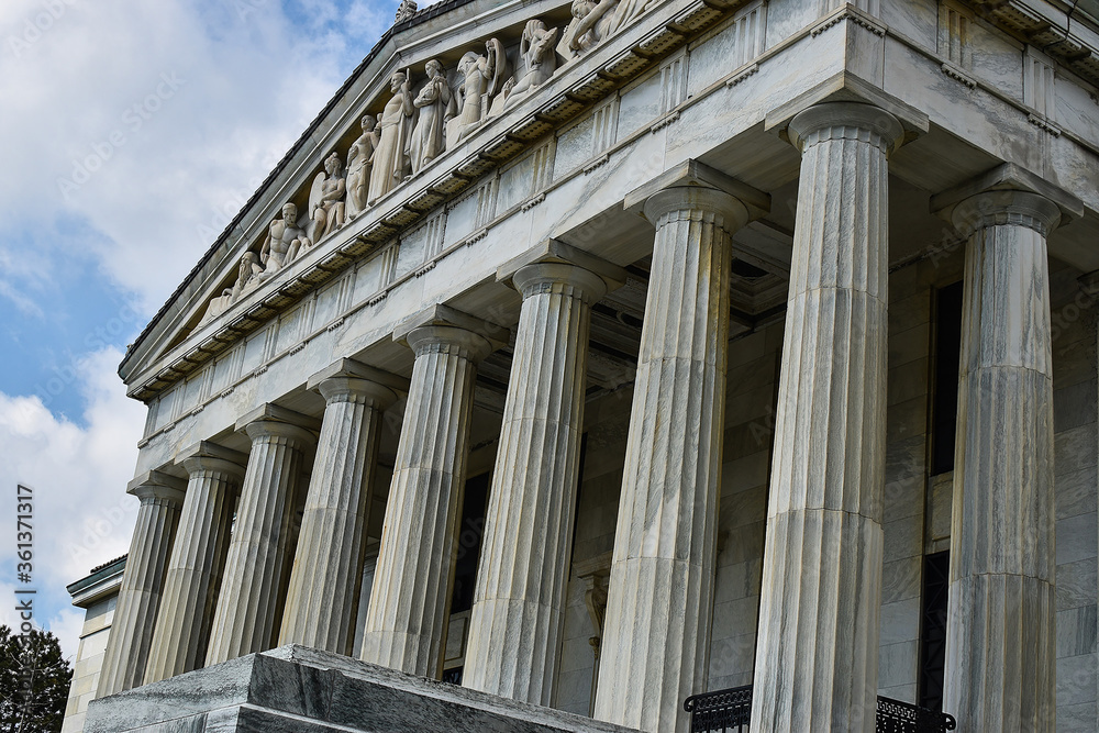 Obraz premium Outside of the Buffalo History Museum