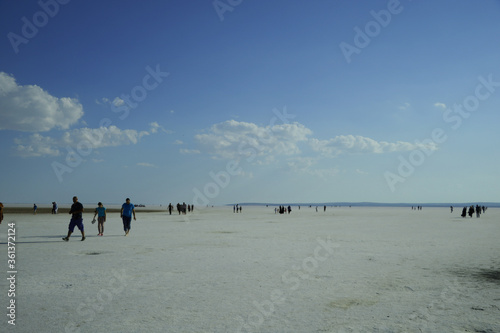 Salzsee in der Türkei photo