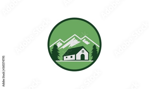 house, home, green, icon, symbol, building, button, estate, real, sign, architecture, concept, business, illustration, environment, ecology, construction, mount, property, design, energy, trees, snow