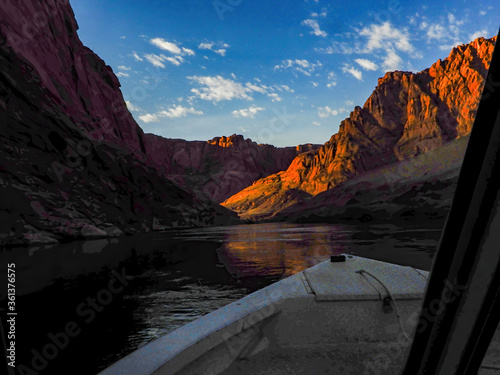 sunrise on the Colorado