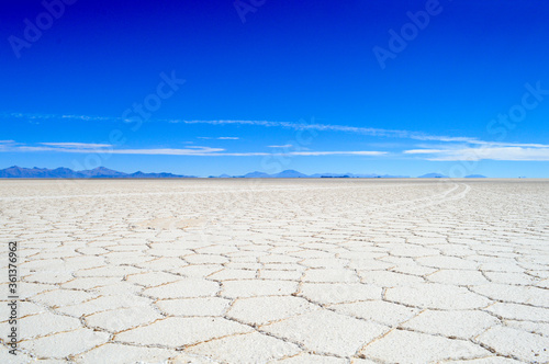Salar de Uyuni salt flat in Bolivia