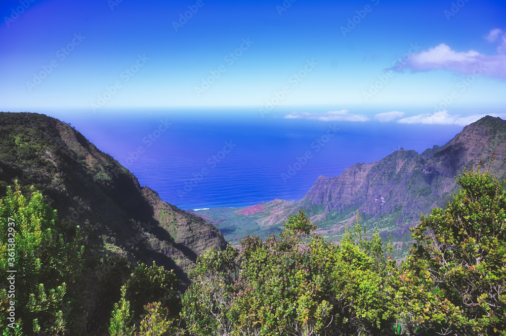 The Napali Coast on Kauai, Hawaii