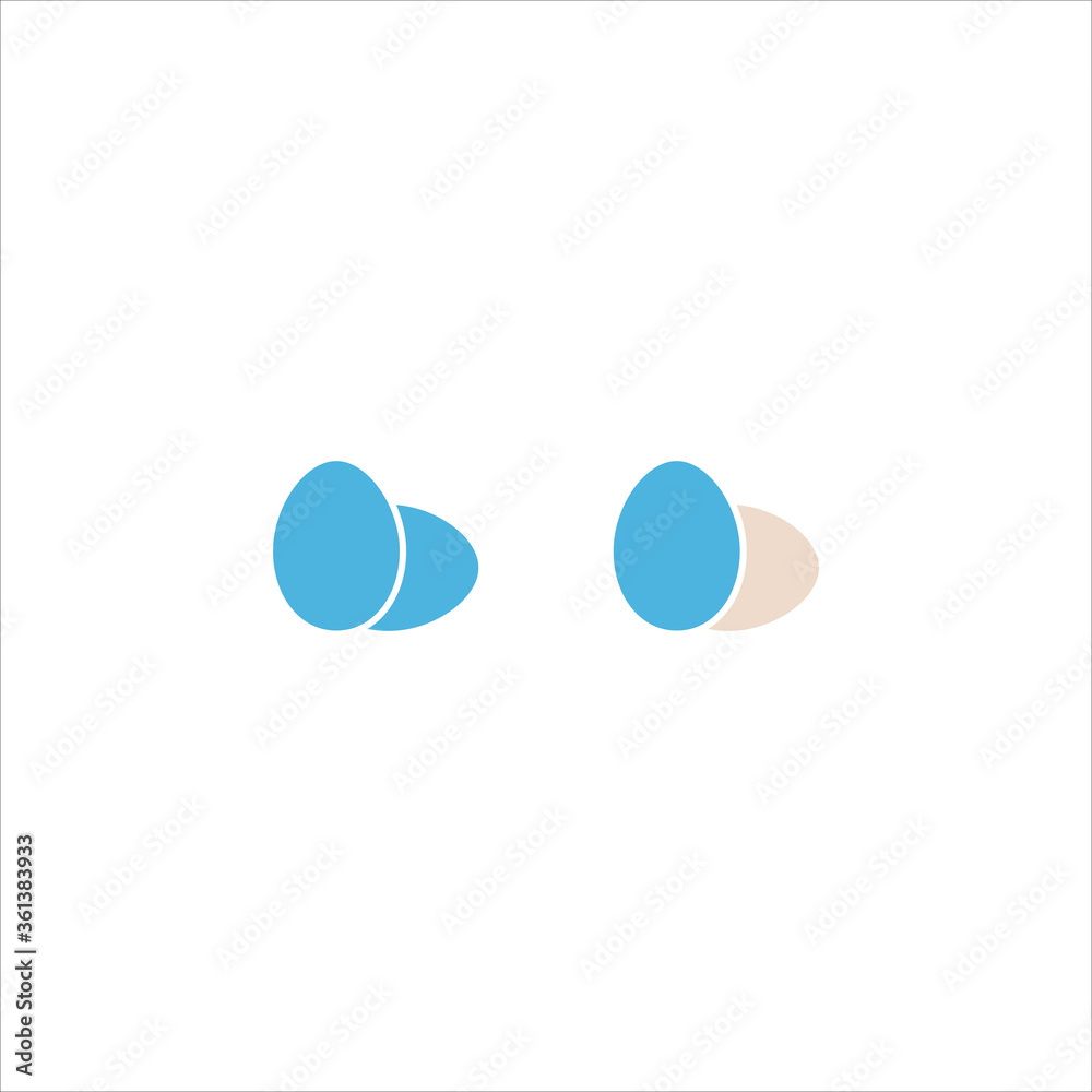 eggs icon flat vector logo design trendy eggs icon flat vector logo design trendy