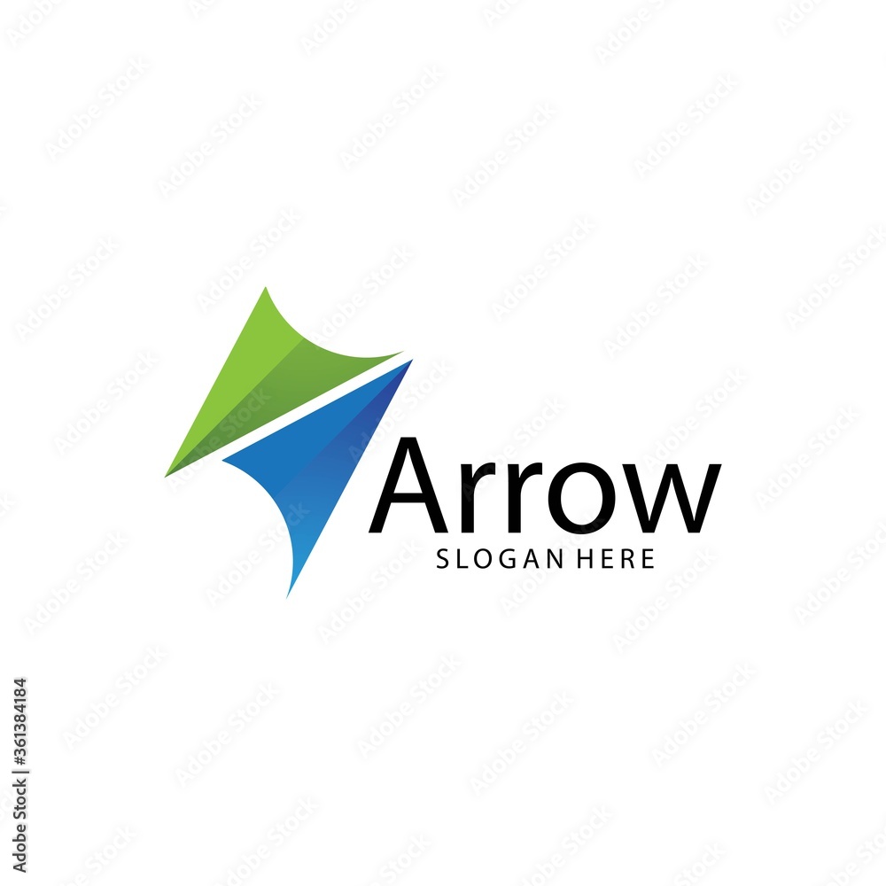 Arrow ilustration logo Arrow ilustration logo