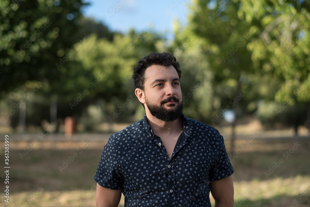 © FotoAndalucia - Bearded man outdoors portrait © FotoAndalucia - Bearded man outdoors portrait