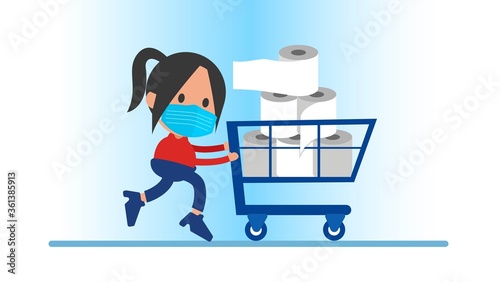 People buy a lot of toilet paper.
