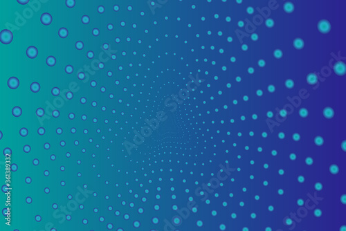Music pattern background, vector. Abstract modern music background for fest flyer, wallpaper, backdrop and surface. Creative blue dots pattern. Abstract design concept. Vector illustration