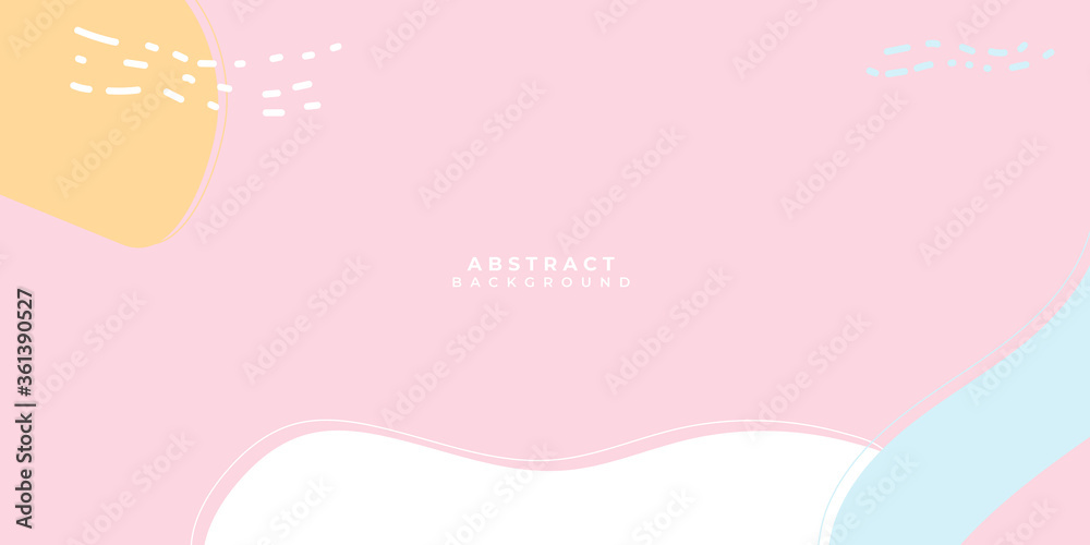 Pink watercolor background for your design, watercolor background concept, vector. Pink blue orange white liquid pastel Background. Suit for social media post stories and presentation template.