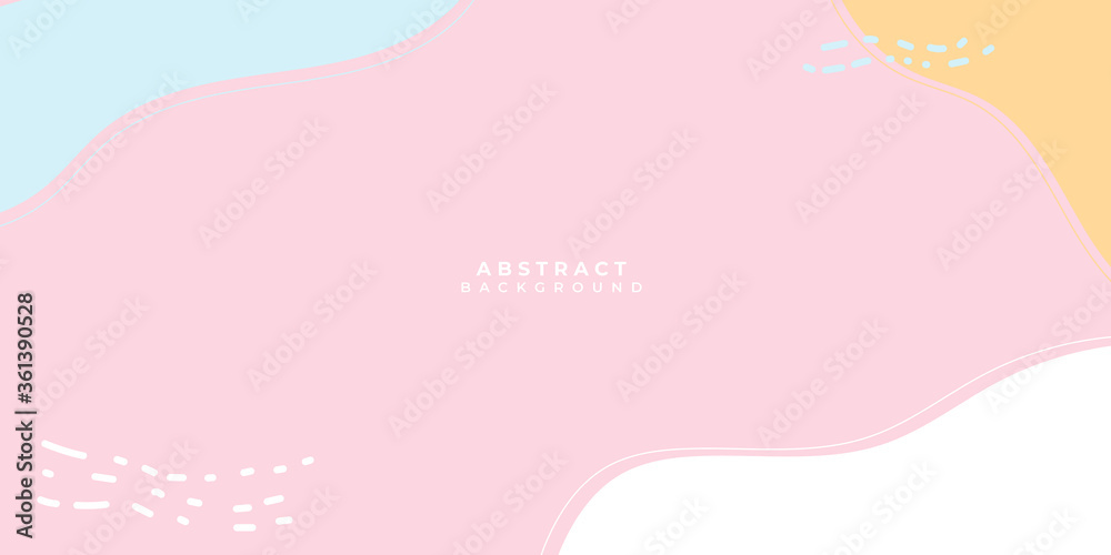 Pink watercolor background for your design, watercolor background concept, vector. Pink blue orange white liquid pastel Background. Suit for social media post stories and presentation template.