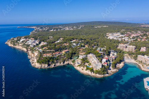 Calviá Coast, Portals Vells, Cala Vinyes and Cala Figuera Lighthouse. photo