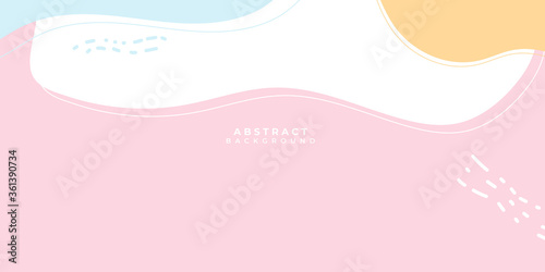 Abstract pastel background with hearts - concept Mother's Day, Valentine's Day, Birthday - spring colors