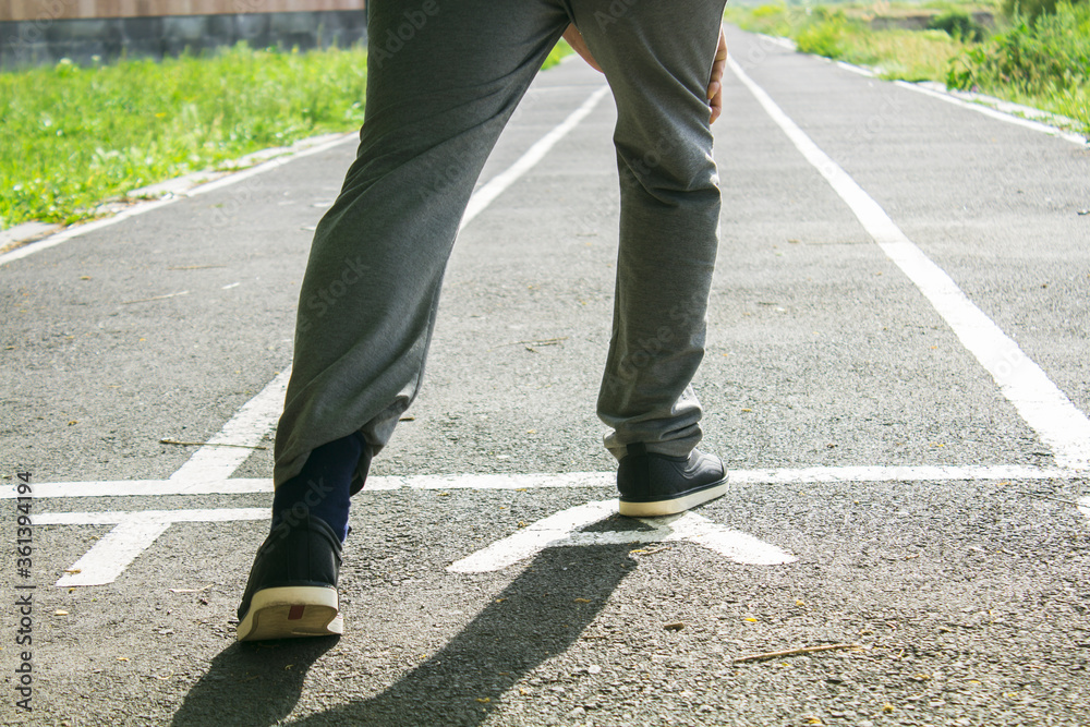 the person to be going to run the person to be going to run