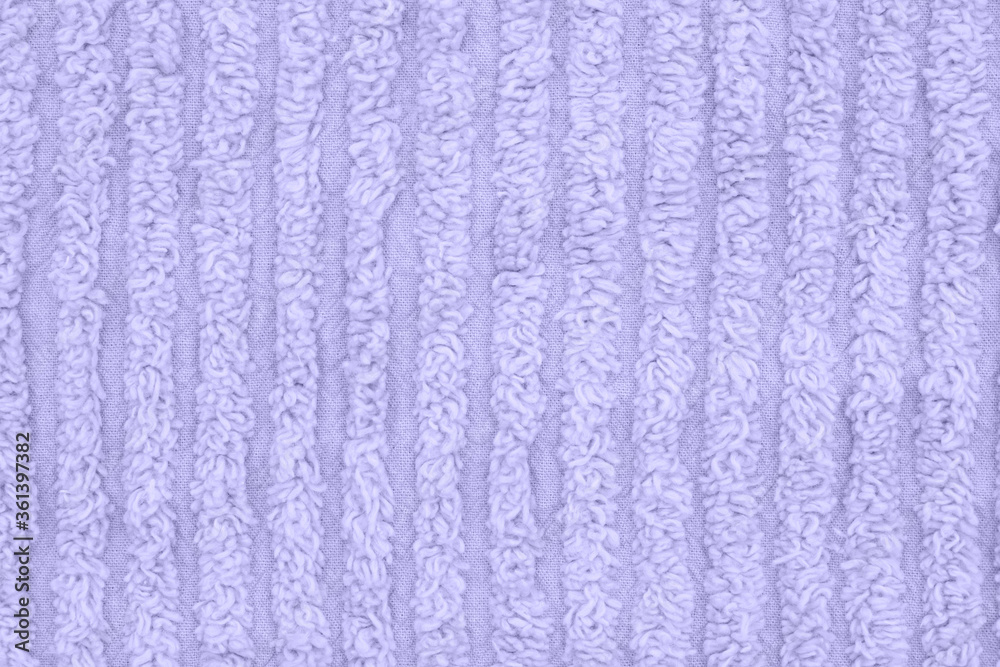 Pale purple plush lined fabric background