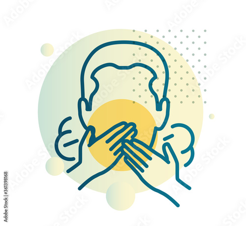 Novel Coronavirus - COVID-19 - Shortness of Breath - Icon