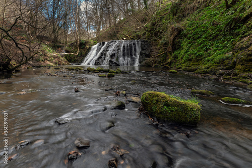 Kildale, North Yorkshire, UK, 24th March 2019, View of Kildale Falls Waterfall photo