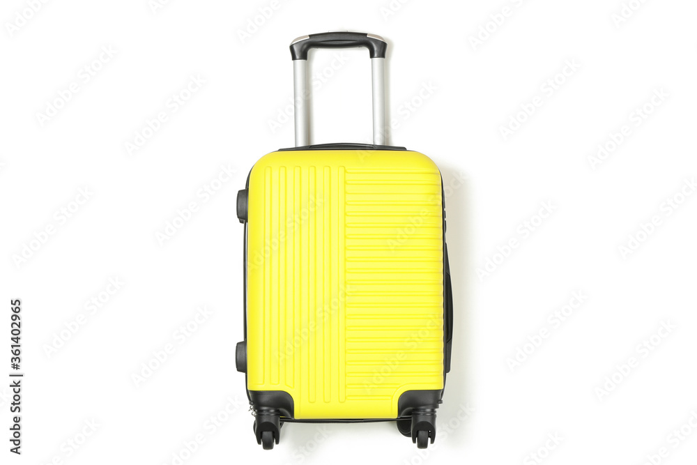 Color travel bag isolated on white background Color travel bag isolated on white background
