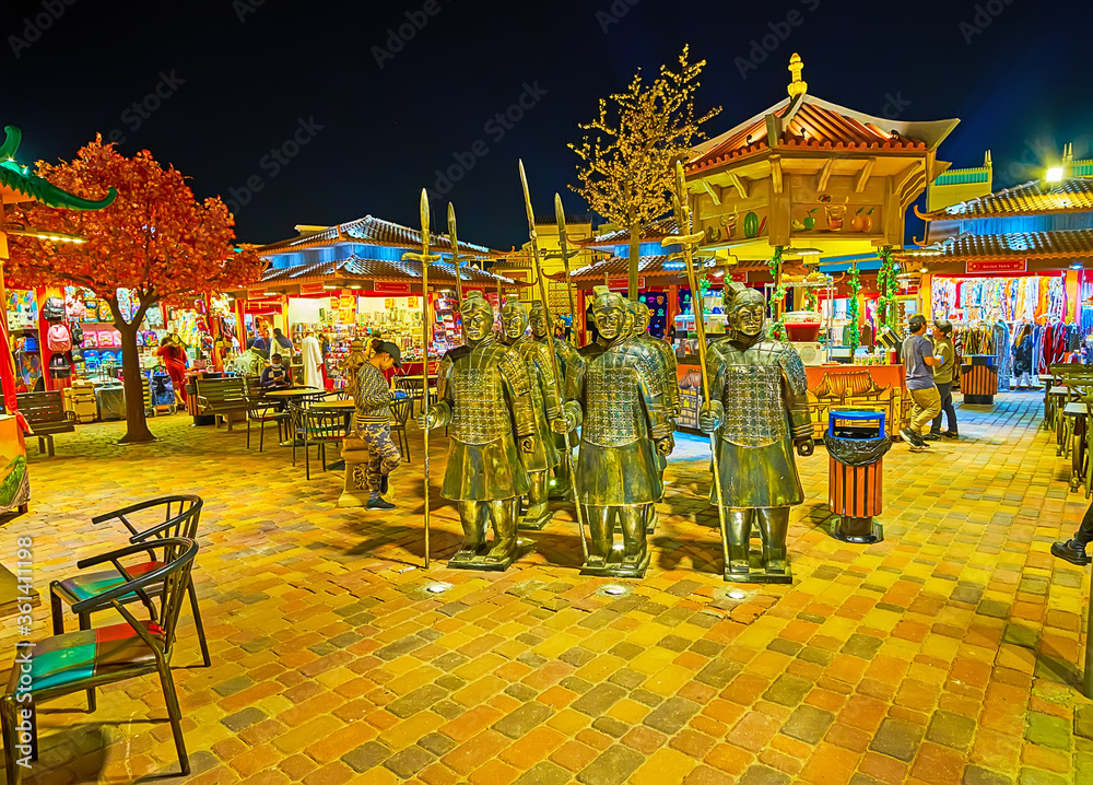China Pavilion Of Global Village Dubai, Terracotta Army Replica