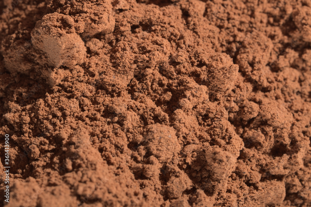 ground cocoa powder for background ground cocoa powder for background