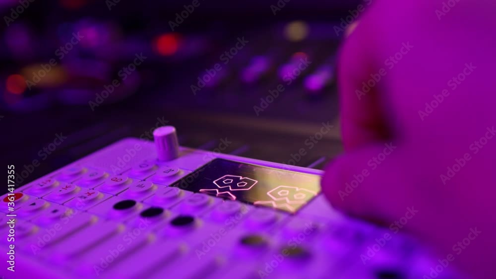 Operating OP1 Synthesizer