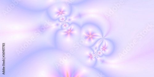 Abstract floral beauty wallpaper , colorful spring, summer cover background, business, futuristic  flower presentation, modern, contemporary art, 3D rendering, 3D illustration