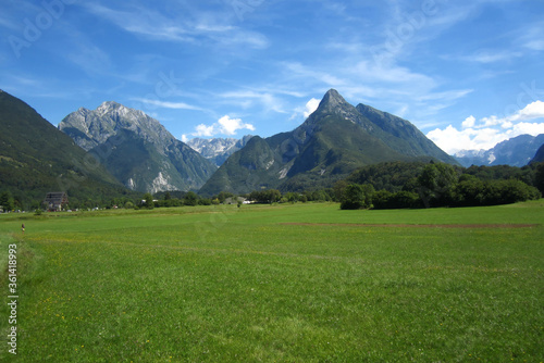 Julian Alps in the Bohinj region, Slovenia