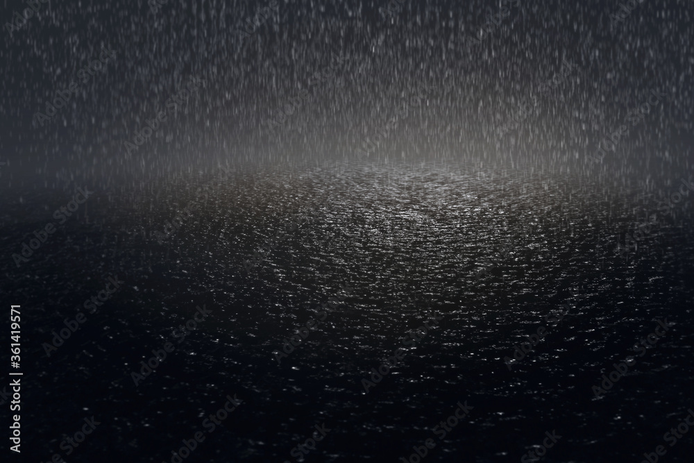 Rainy night in the city.night scene during hard rain fall. Rainy night in the city.night scene during hard rain fall.